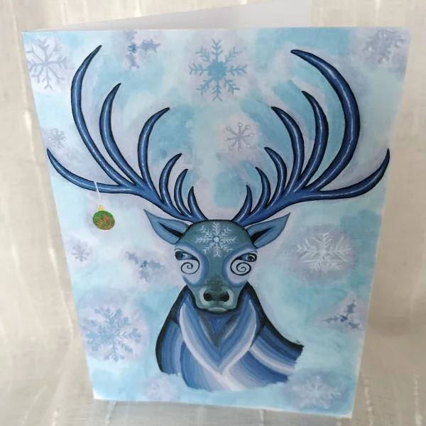 Yule Stag card